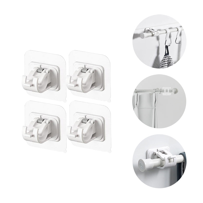 SET DE GANCHOS AUTOADHESIVOS PARA CORTINA