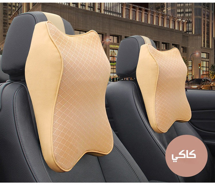 Universal Car Neck Seat Pillow - 100% Soft Memory Foam Stress relief