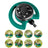 Automatic 360 ° Rotating Adjustable Round 3 Arm Lawn Water Sprinkler(Pipe connector screws included)