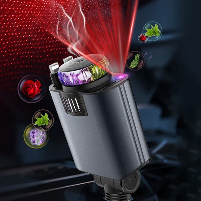 🔋⚡شاحن هاتف  5في 1 ومعطر جو  وإضاءة ملونة