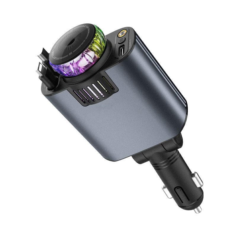 🔋⚡شاحن هاتف  5في 1 ومعطر جو  وإضاءة ملونة